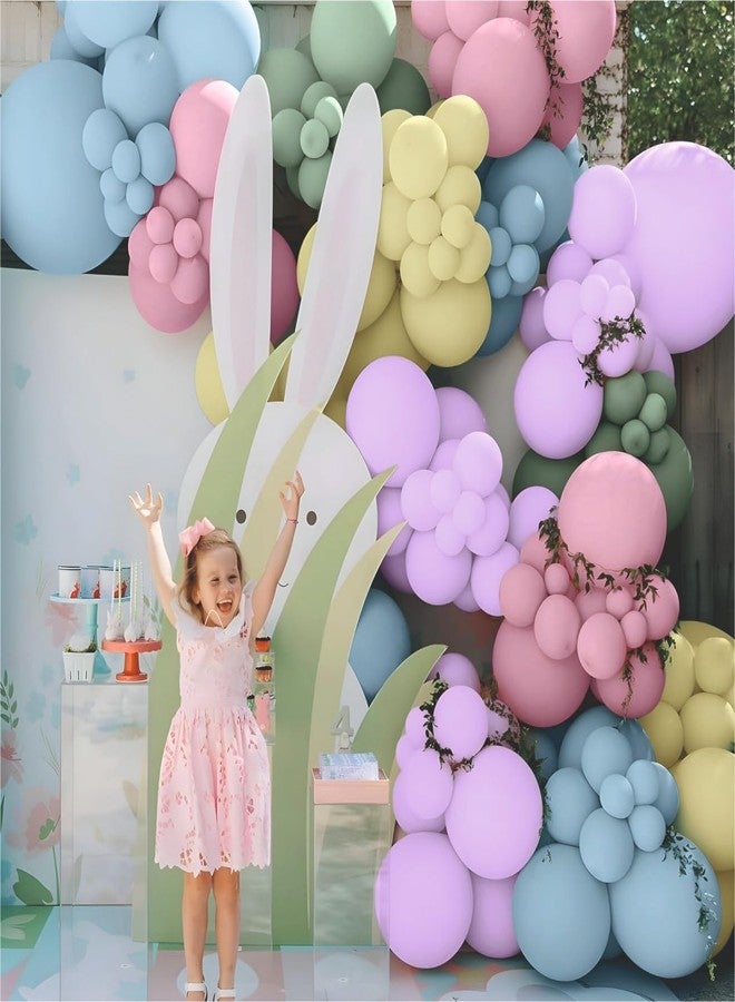 YOURS DECOR مجموعة زينة بالونات عيد ميلاد سعيد من يورز ديكور - 62 قطعة من بالونات بألوان الباستيل لحفلات أعياد الميلاد والاحتفالات | مجموعة زينة عيد ميلاد للاحتفالات للأطفال، بنين وبنات - Image 4